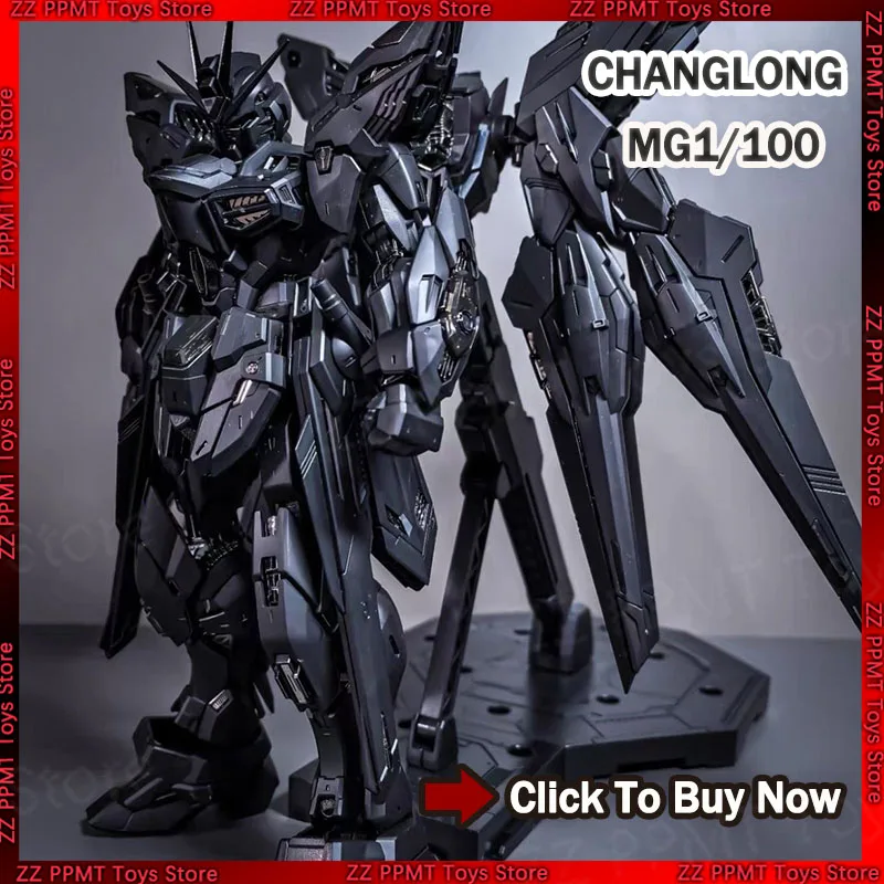 

Новый Changlong 7701 Mgex 1/100 Zgmf-X20a Strike Freedom Black: Наборы для сборки, пластиковые модели-конструкторы, фигурки, подарки, игрушки