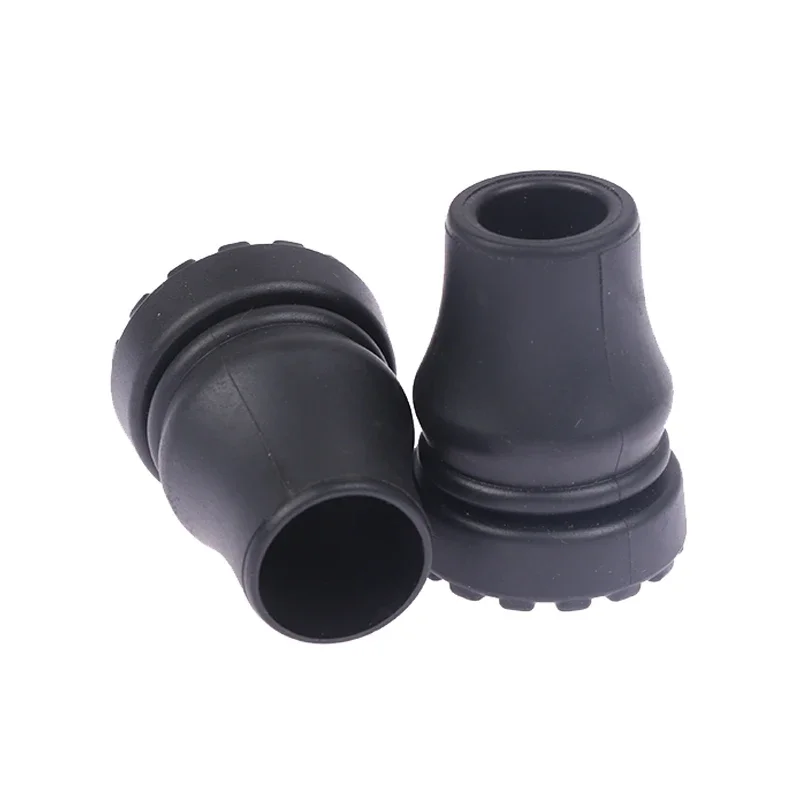 1pc Rubber Pad Cap Non-Slip Walking Stick Crutch Cane Bottom Pads Cover Protector Climbing Hiking Pole Tip 16mm 20mm 22mm