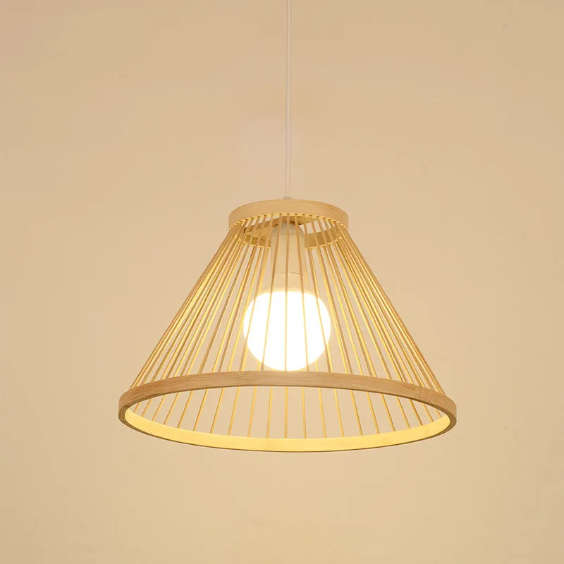 

ARTURESTHOME Bamboo Lamps, Japanese Antique Woven Shade, Indoor Decorative Lighting Chandelier, Pendant Lights, Room Decor