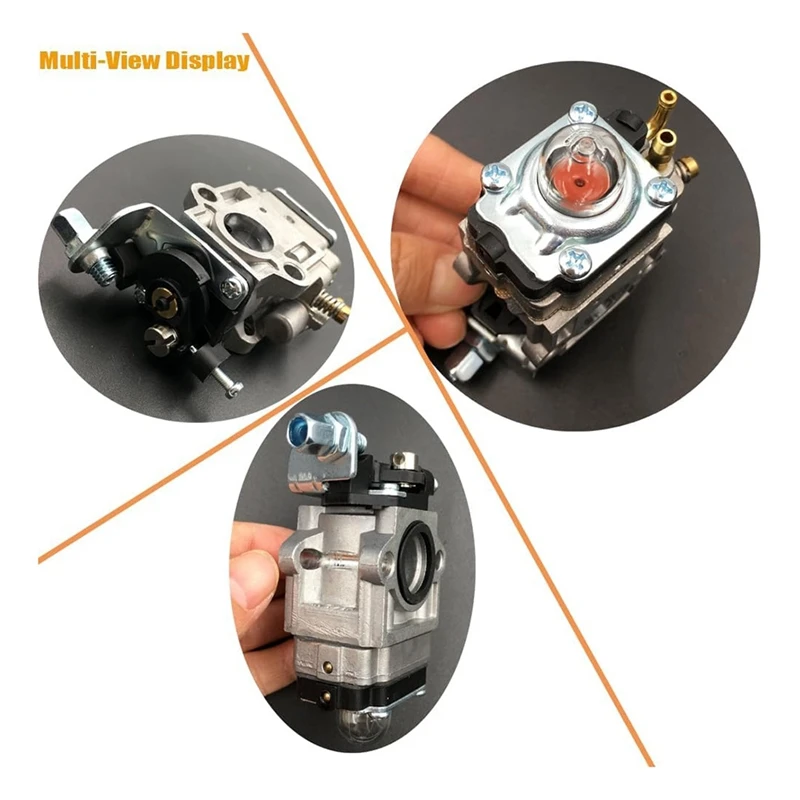 15mm Carburetor Line Kit for 43Cc 52Cc 40-5 BC430 CG430 CG520 1E40F-5 44F-5 Motor Brush Cutter Trimmer Brush Cutter