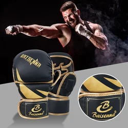 Thickened Boxing Gloves for Men Women Adjustable Comfortable Punching Training Sparring Fighting Mitts Leather Hand Protector