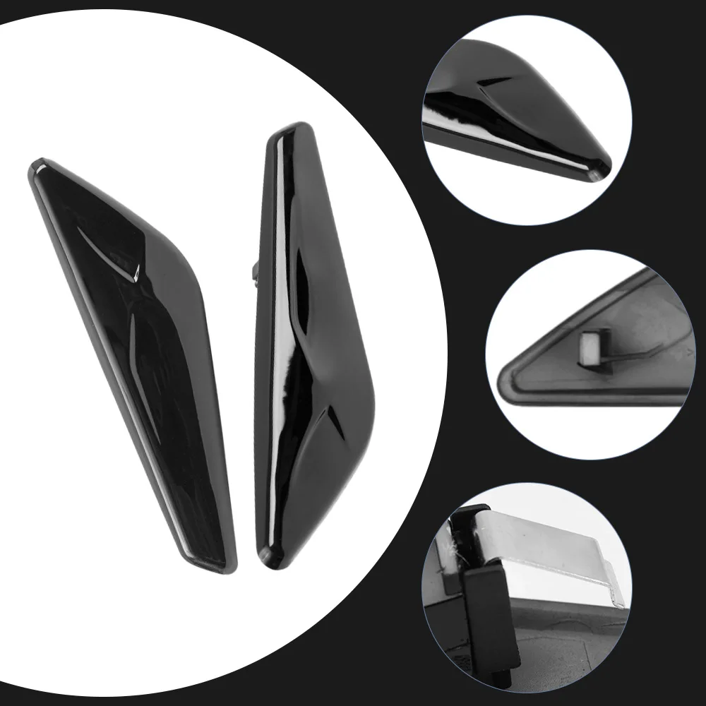 2 قطعة الجانب الحاجز تقليم ماركر بدوره مصباح إشارة مصباح التشطيب اليسار اليمين 51117338569 ، 51117338570 لسيارات BMW X3 F25 X4 F26 2013-2017