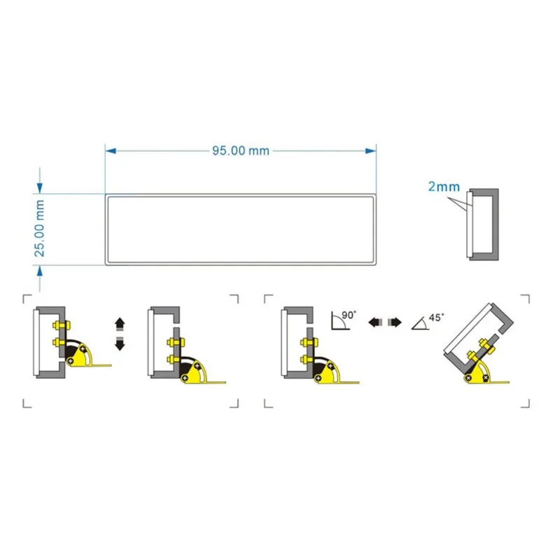 1 zestaw symulacja dachu reklama świetlna dla 1/14 Tamiya zdalnie sterowana ciężarówka Scania R620 Diy części