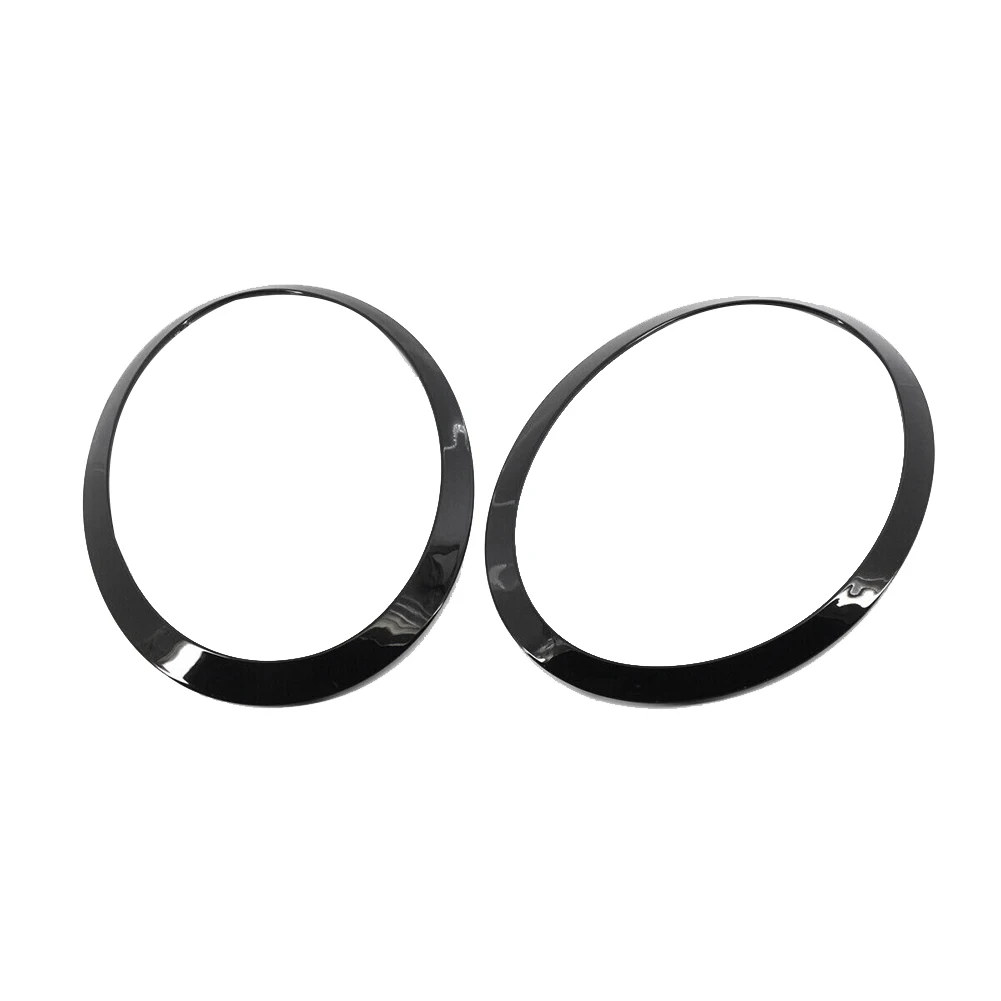 

2 шт. декоративные кольца для фар из АБС-пластика, автомобильные аксессуары для MINI Cooper S F55 F56 F57 2014-2019 гг.