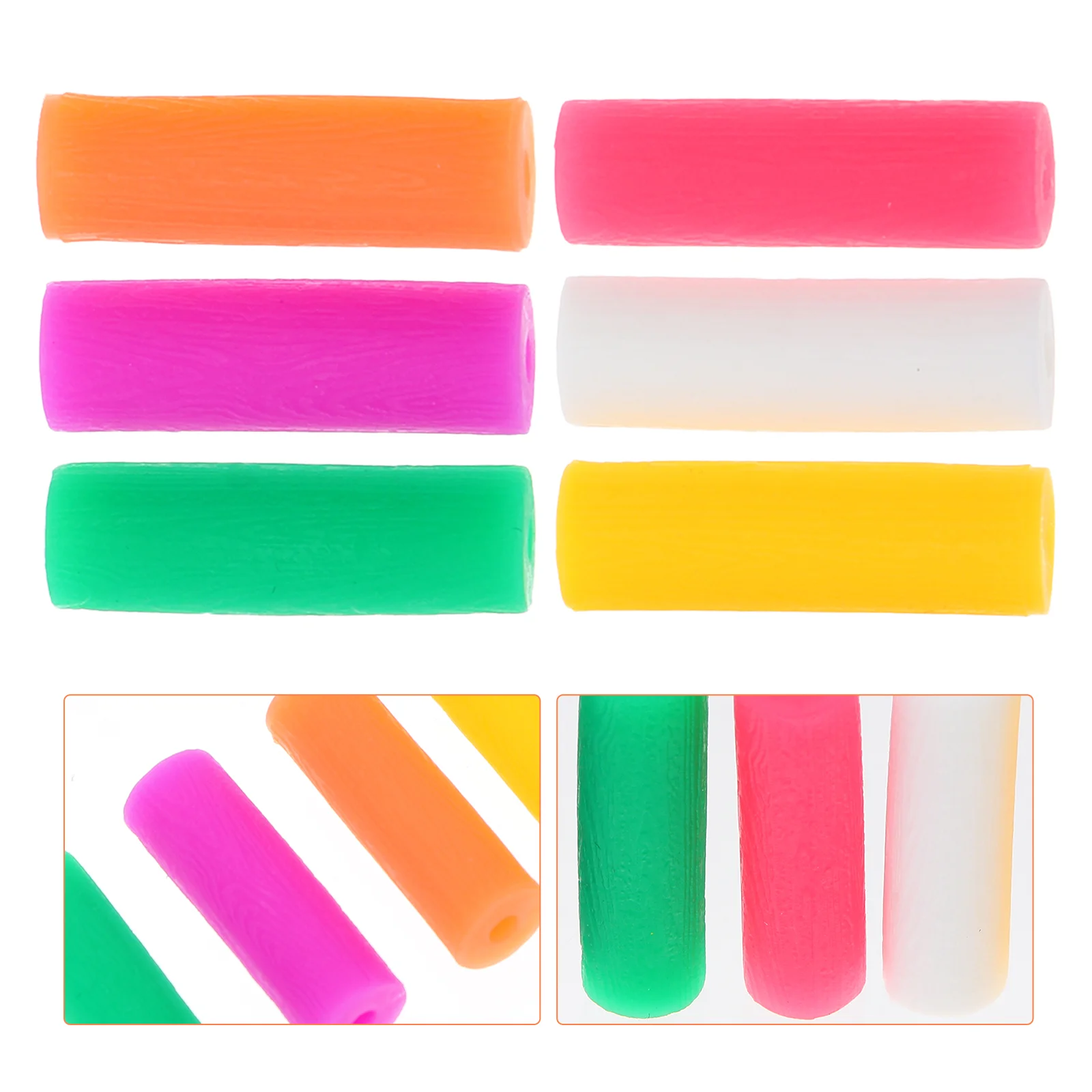 6 Pcs Dental Gum Jaw Trainer Teether Braces Orthodontics Chewing Stick Device Silica Gel