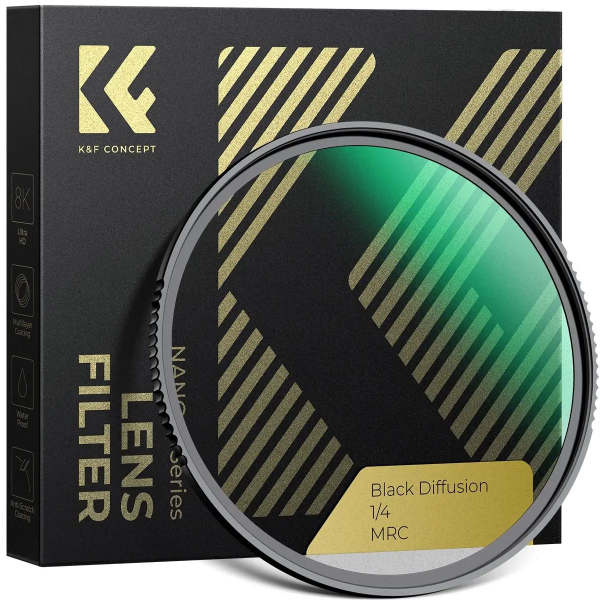 K&F Concept Black Mist Filter 1/4 1/8 Nano-X Specjalne efekty Obiektyw aparatu 37/40,5/43/46/49/52/55/58/62/67/72/77/82/86/95mm — zdjęcie produktu 7