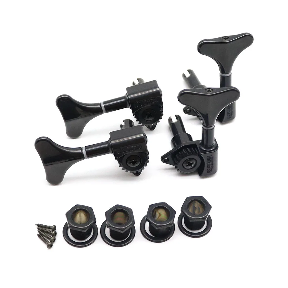 1set Bass Guitar Tuning Pegs Guitar Machine Heads Tuners Wilkinson WJB-750 2R2L/4L/4R 3 Coloer