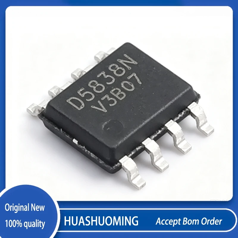 10Pcs/Lot  NTMD5838NLR2G NTMD5838NLR2 5838NLR2 D5838N  SOP-8
