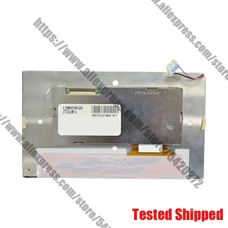 

Uesd Original LB065WQ3-TD01 LQ058T5DRQ1 LQ070T5GG05 LQ085Y3DG06 6.5 Inch Display