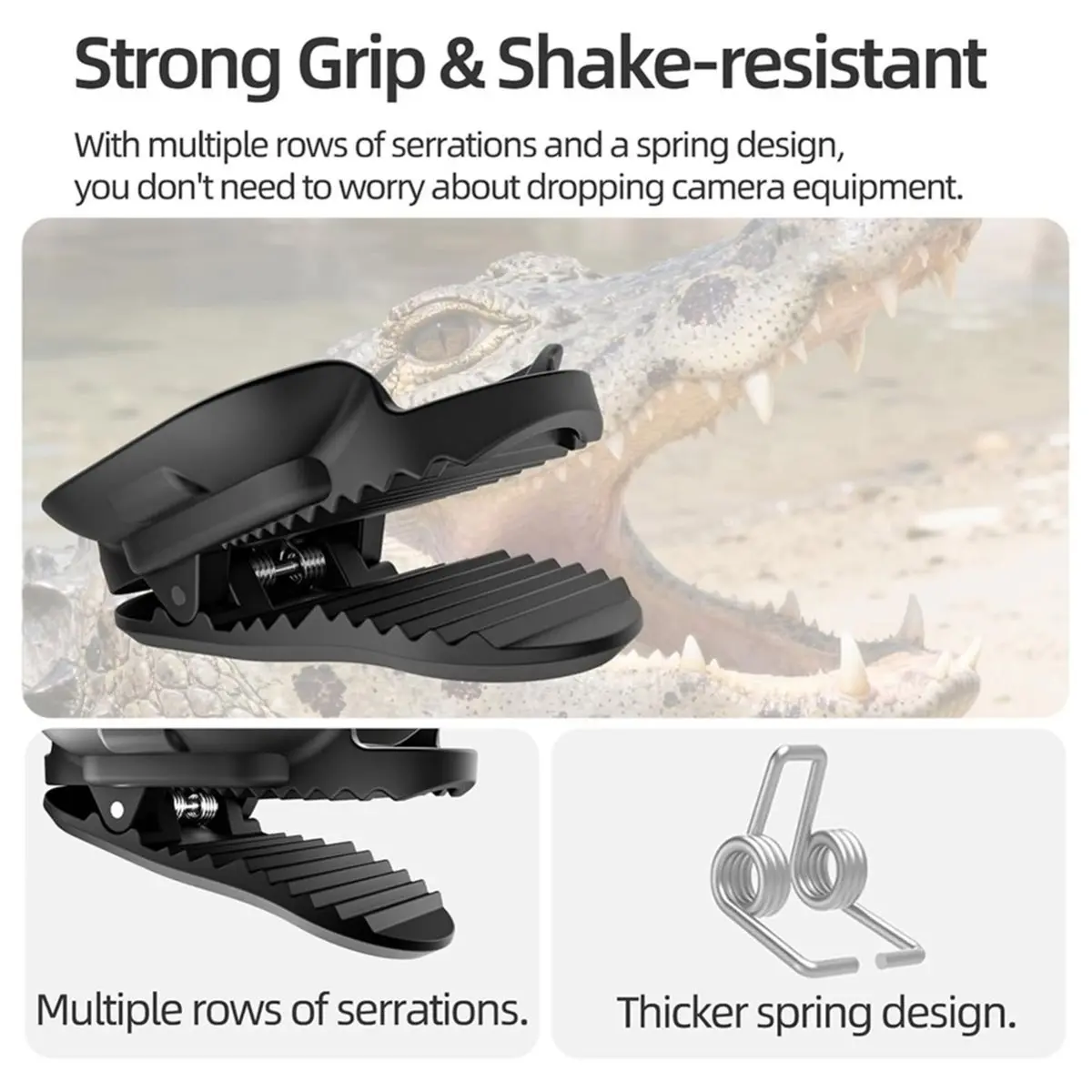 Magnetic Backpack Clip for Go Ultra, Strong Grip Camera Mount Clamp for Travel Hiking Biking