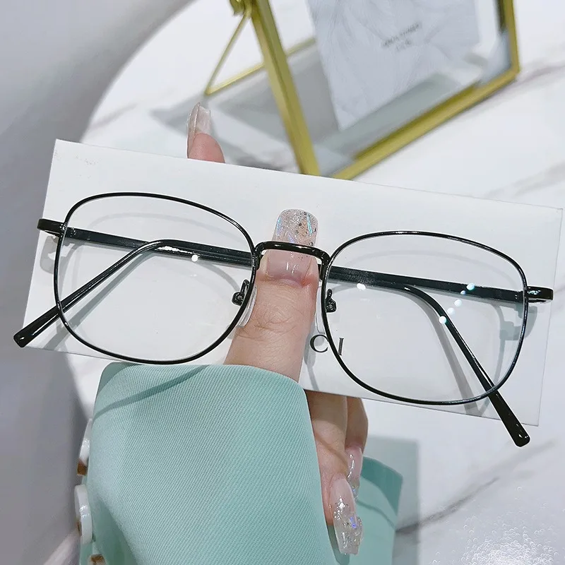 Myopia Glasses with Diopter 0 To -6.0 Fashion Women Men Finished Prescription Short-sight Eyeglasses Square Frame Eyewear Очки