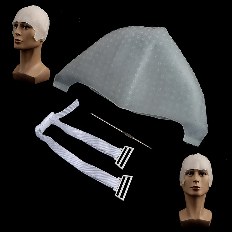 Hair Colouring Highlighting Dye Cap Frosting Tipping Reusable Silicone Salon cap