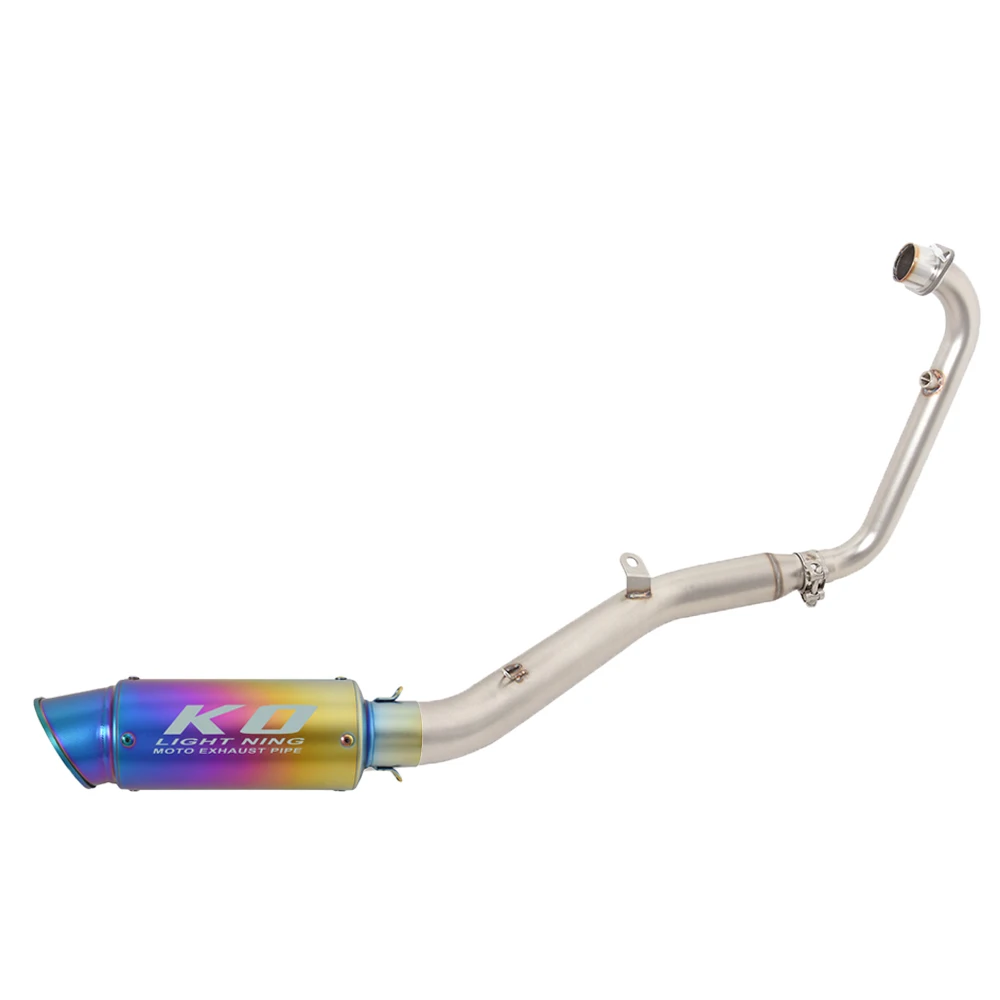 

Для LIFAN KP mini150 LF150-5U 2015-2021 LF150-5W 2022-2025 полная выхлопная система 51 мм мотоциклетный глушитель хвостовая коллекторная труба