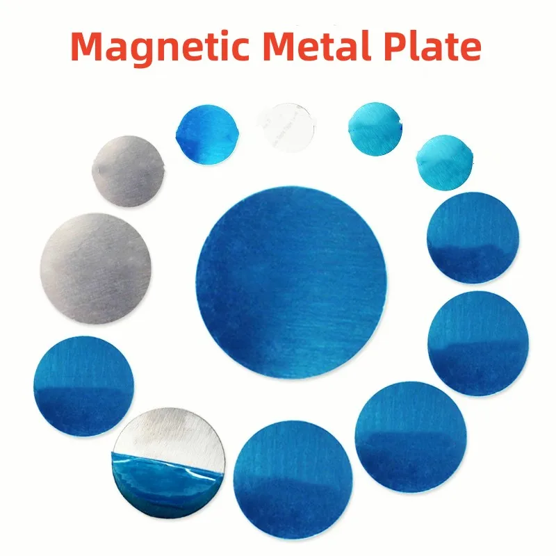 10pcs 40mm 35mm 30mm 25mm 20mm Metal Plate disk iron sheet for Magnet Mobile Phone Holder For Magnetic Car Phone Stand holders