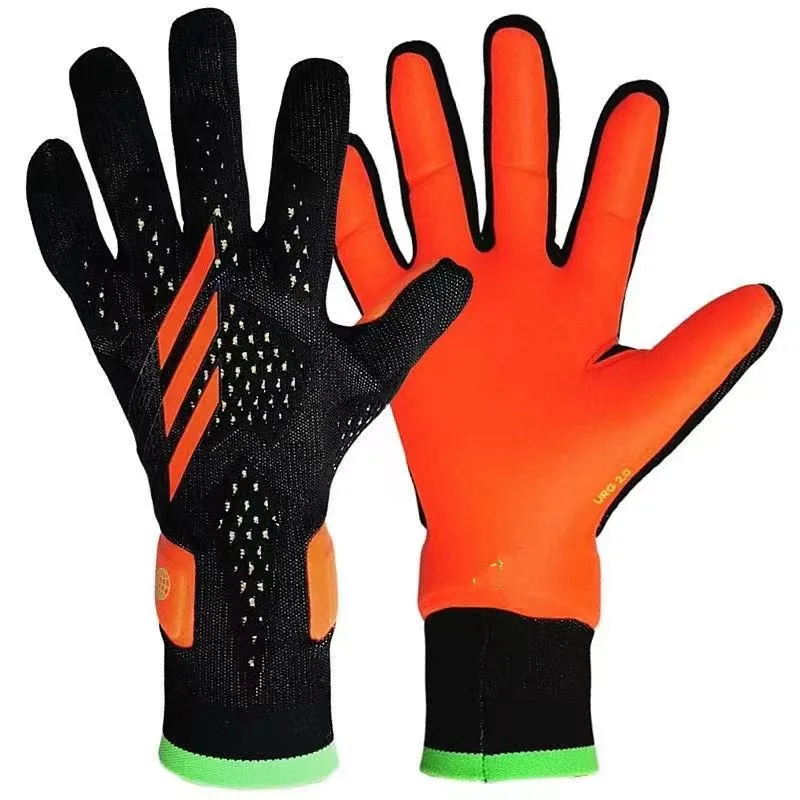 Kids Adults Football Goalkeeper Gloves Thickened Latex Professional Protection Non-Slip Soccer Goalie Goalkeeper Football Gloves