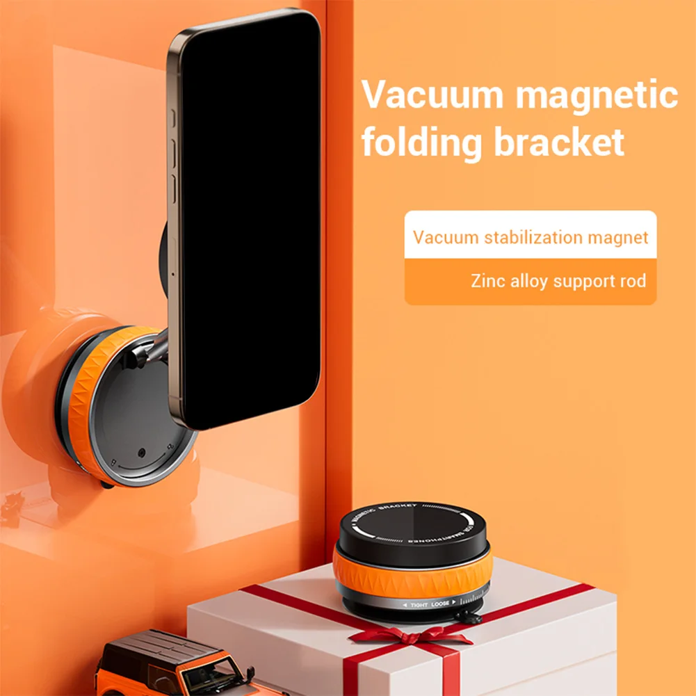 ل Magsafe حامل هاتف السيارة المغناطيسي فراغ 360 °   حامل ثابت للسيارة مغناطيسي قابل للطي لهاتف iPhone 12 13 14 15 16 Pro Max