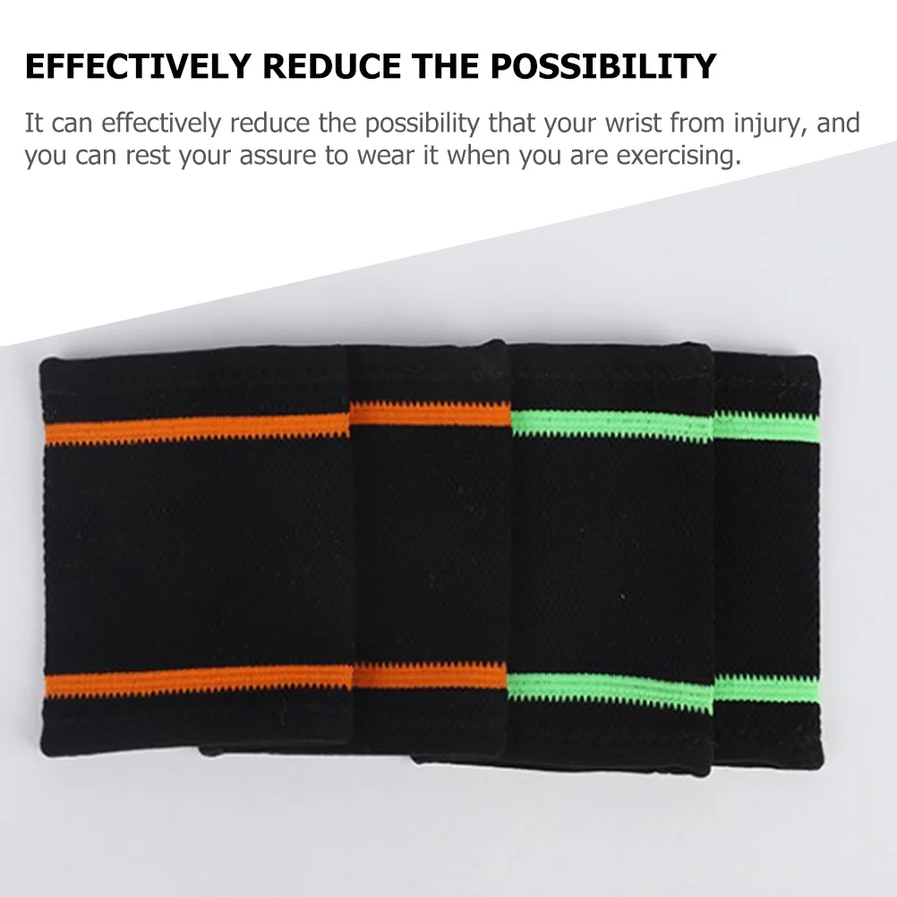 4 stücke Sport Bands Atmungsaktive Elastische Handgelenk Unterstützung Für Fitness Yoga Workout Handgelenk Wrap Brace Arthritis Hand Schutz