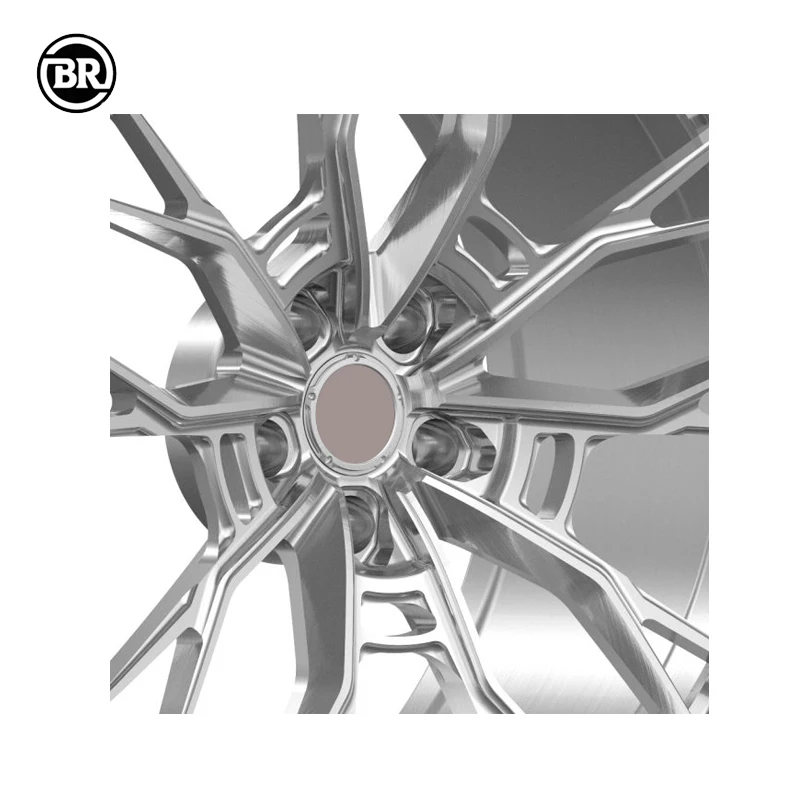 Rueda forjada personalizada para coche VIP, labio pulido de 2 piezas, 18 19 20 21 22 pulgadas, 5*114,3 5*112 5*120