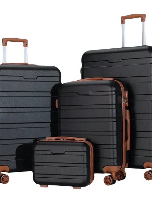 lightweight-4-piece-luggage-set-12202428-inch-abs-material-travel-suitcase-large-bag-with-lock-universal-zipper-rolling-wheels