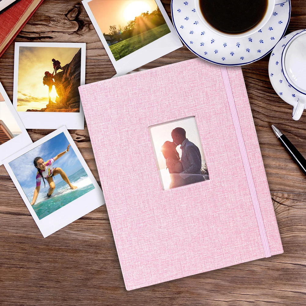 3 بوصة 208 جيوب لـ Fujifilm Instax Mini Film 12/11/8 ألبوم Instax الكوري لألبوم الصور حافظة صور فورية صغيرة للتخزين