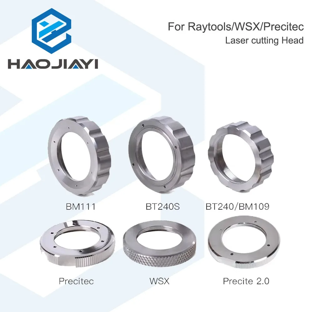 Laser Locking Ring for Precitec Raytools BT240S/BM109/BM111/WSX Fiber Laser Head - Ceramic Fasten Nut