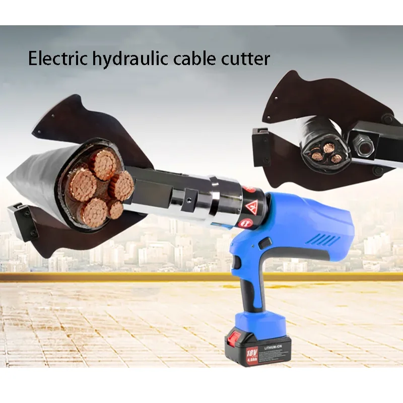 

Electric Hydraulic Cable Cutter 120mm Large Tonnage Digital Display Wire Cutter Fast Cutting Portable Large Cable Scissors