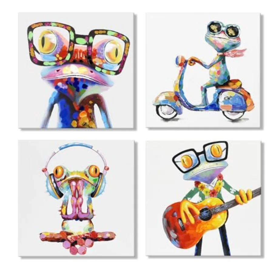 

Настенный декор: картины на холсте с животными, постеры, забавные изображения животных для комнаты, спальни, современный домашний декор