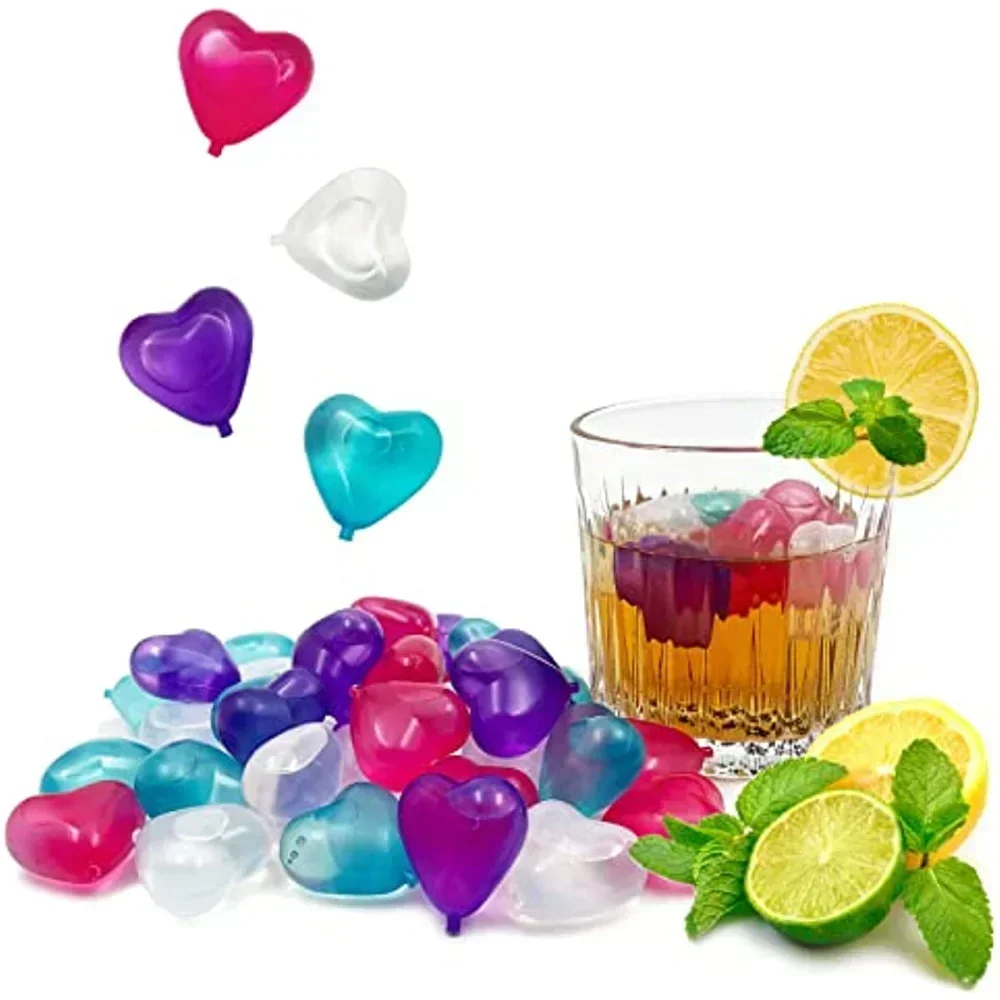 

20Pcs Reusable Plastic Quick-Freeze Easy-to-Clean Fake Ice Cubes for Making Cold Appealing Drinks Kitchen drain Sink drainer