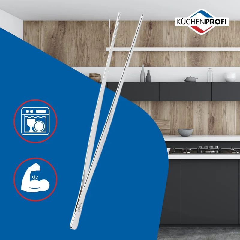 Penjepit Pinset 12 Inci dari Baja Tahan Karat 18/10