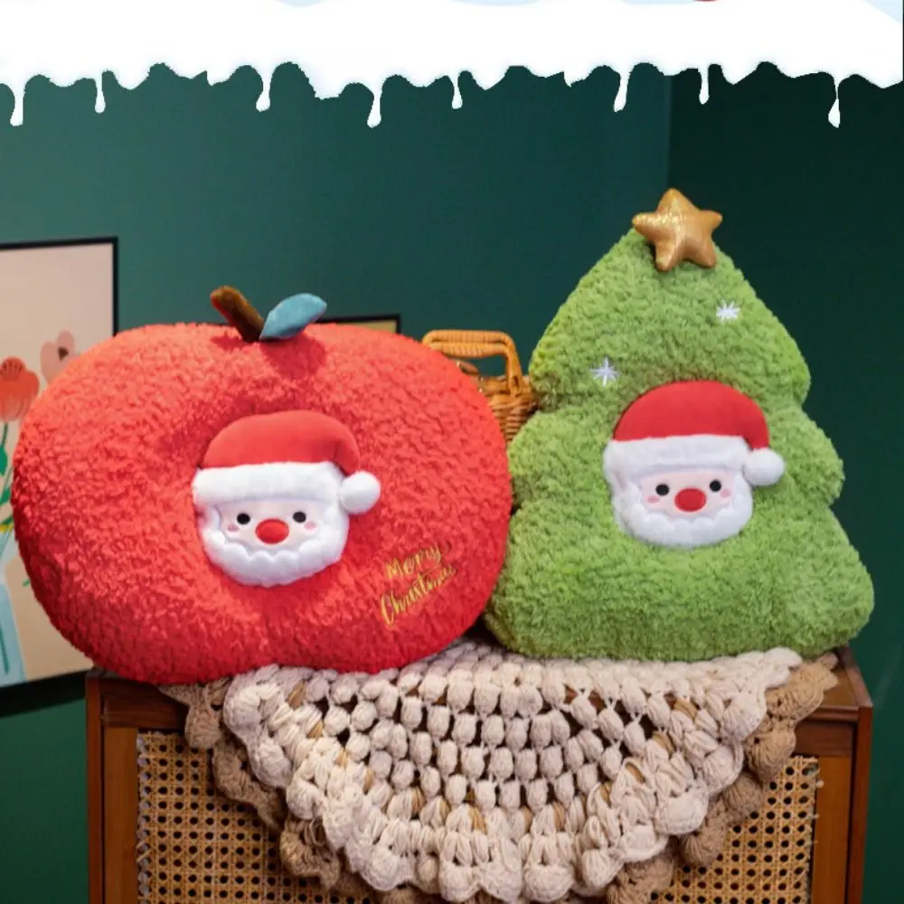 

Snowman Deer Cute Christmas Tree Pillow Cartoon Kawaii Throw Pillow Super Soft Christmas Decorations Nursery