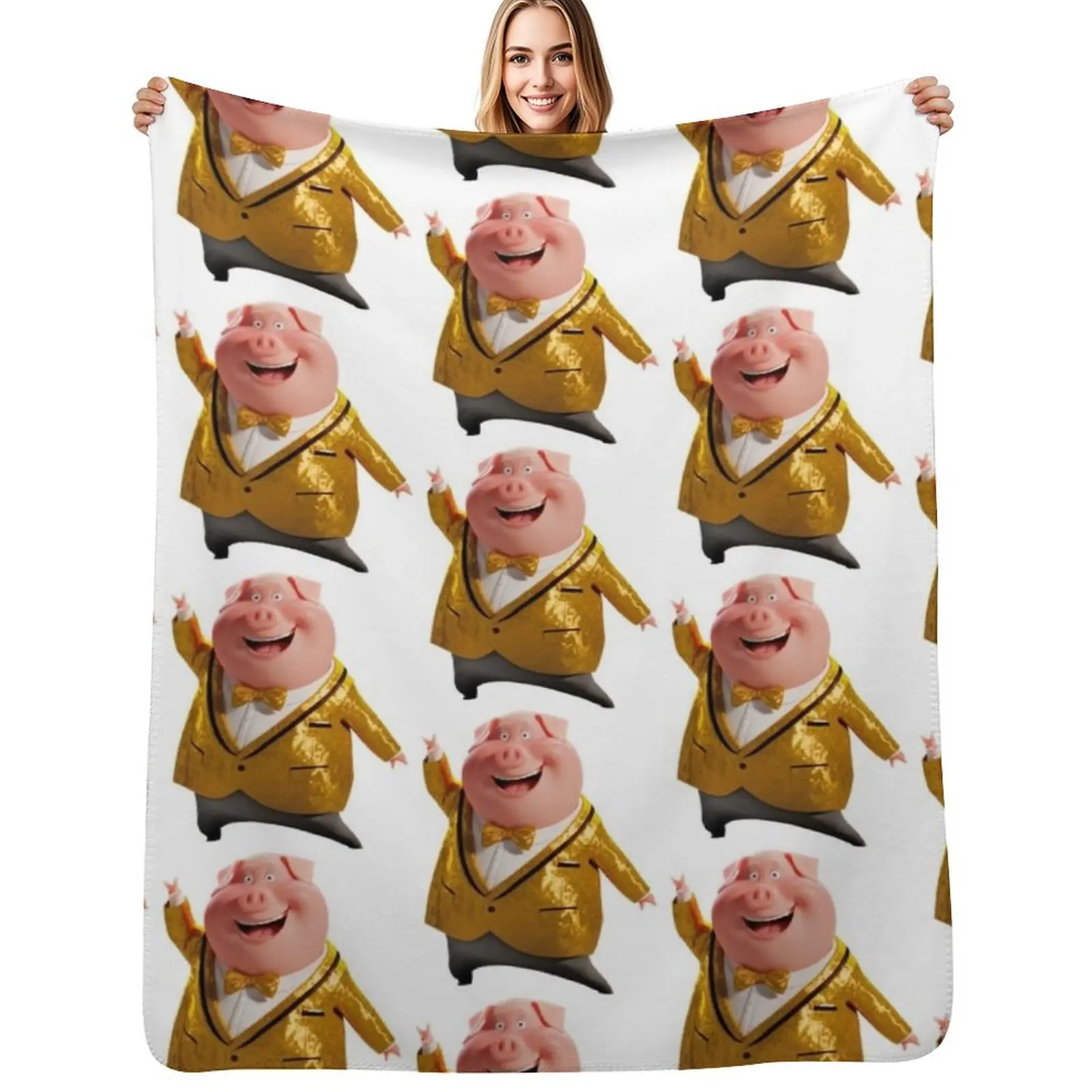 

GUNTHER - SING 2 Throw Blanket Luxury St Bed covers Blankets