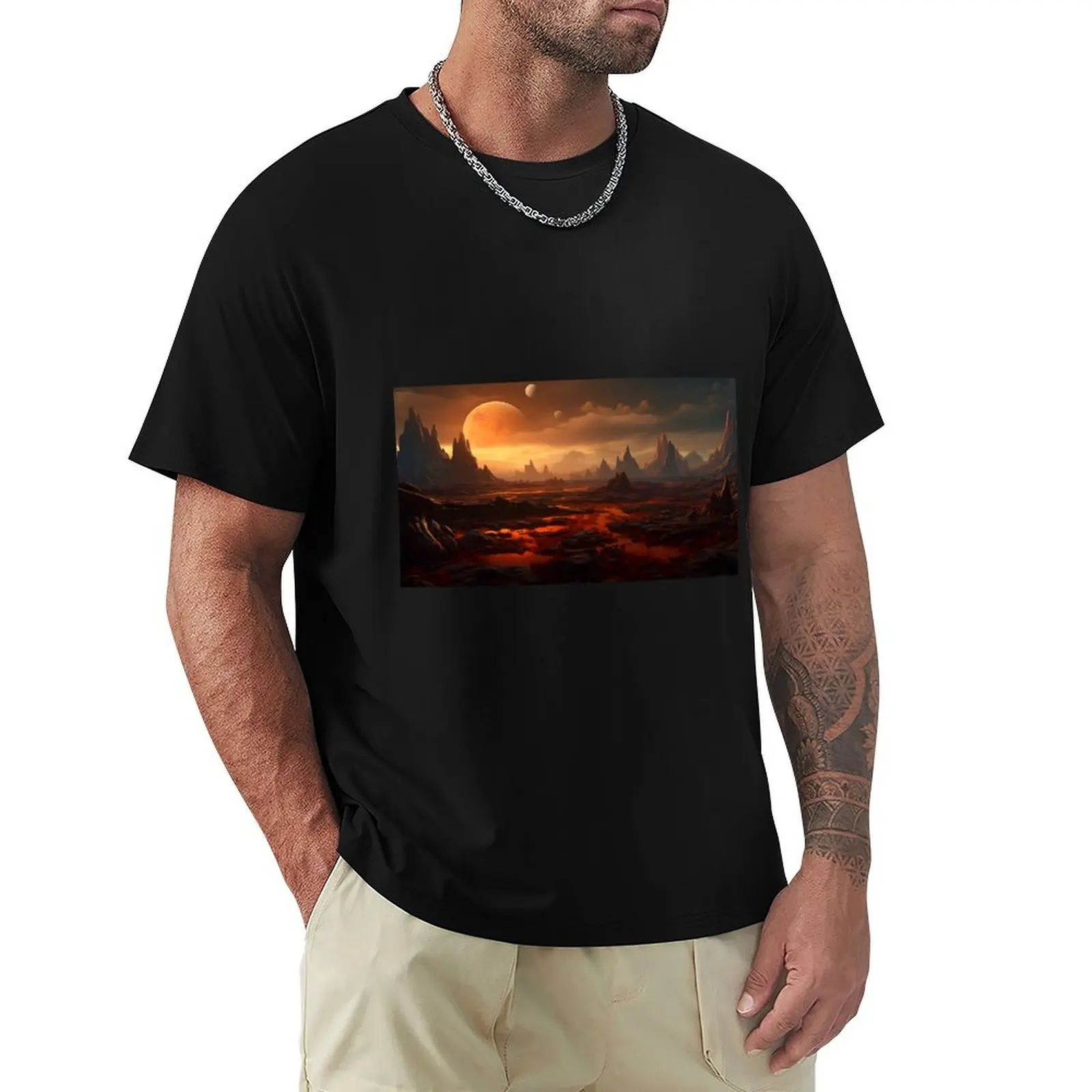 Mythical Creature Design T-Shirt Labor Work Casual T-Shirt
