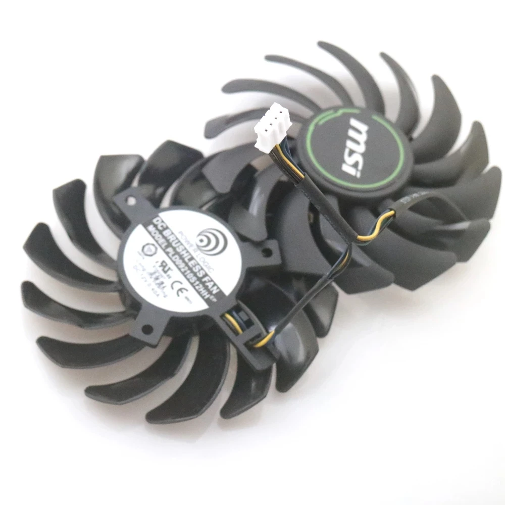 

PLD09210S12HH 85mm DC12V 0.40A 4Pin VGA Fan For MSI GTX1660 1660S 1660ti VENTUS XS Video Graphics Card Cooler Cooling Fan