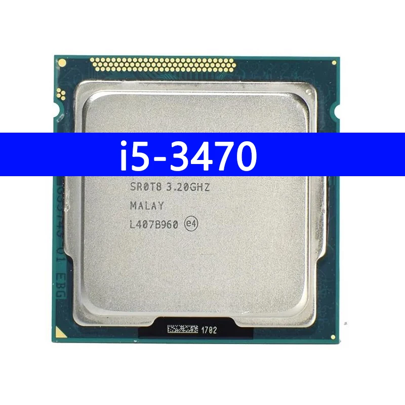 i5-3470S i5-3470 LGA 1155 Processor 3.20GHz 5GT/S 6MB L3 Socket 1155 I5-3470 CPU Support B75 Motherboard