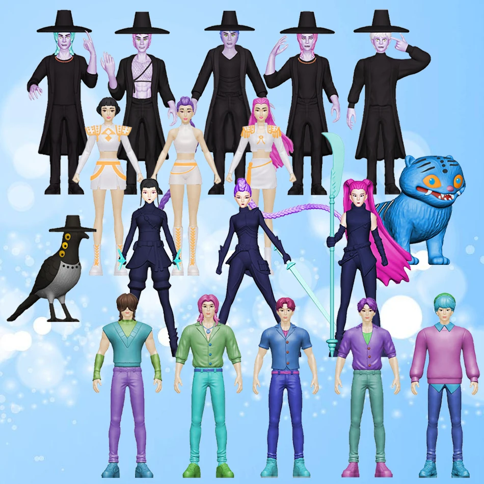 

Новые охотники на демонов, аниме-фигурка, игрушки, милая фигурка из ПВХ, Дерпис, тигр Руми Мира, зуи, киска, фигурка куклы, подарок для фанатов