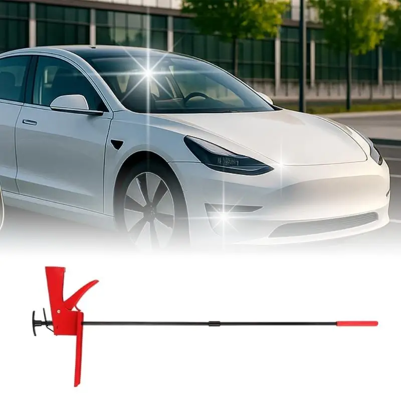 

02DE Heavy Duty 28 Inch Brake Accelerator Pedal Depressor Testing Tool With Anti Slip Foot For Automotive Maintenance Testing