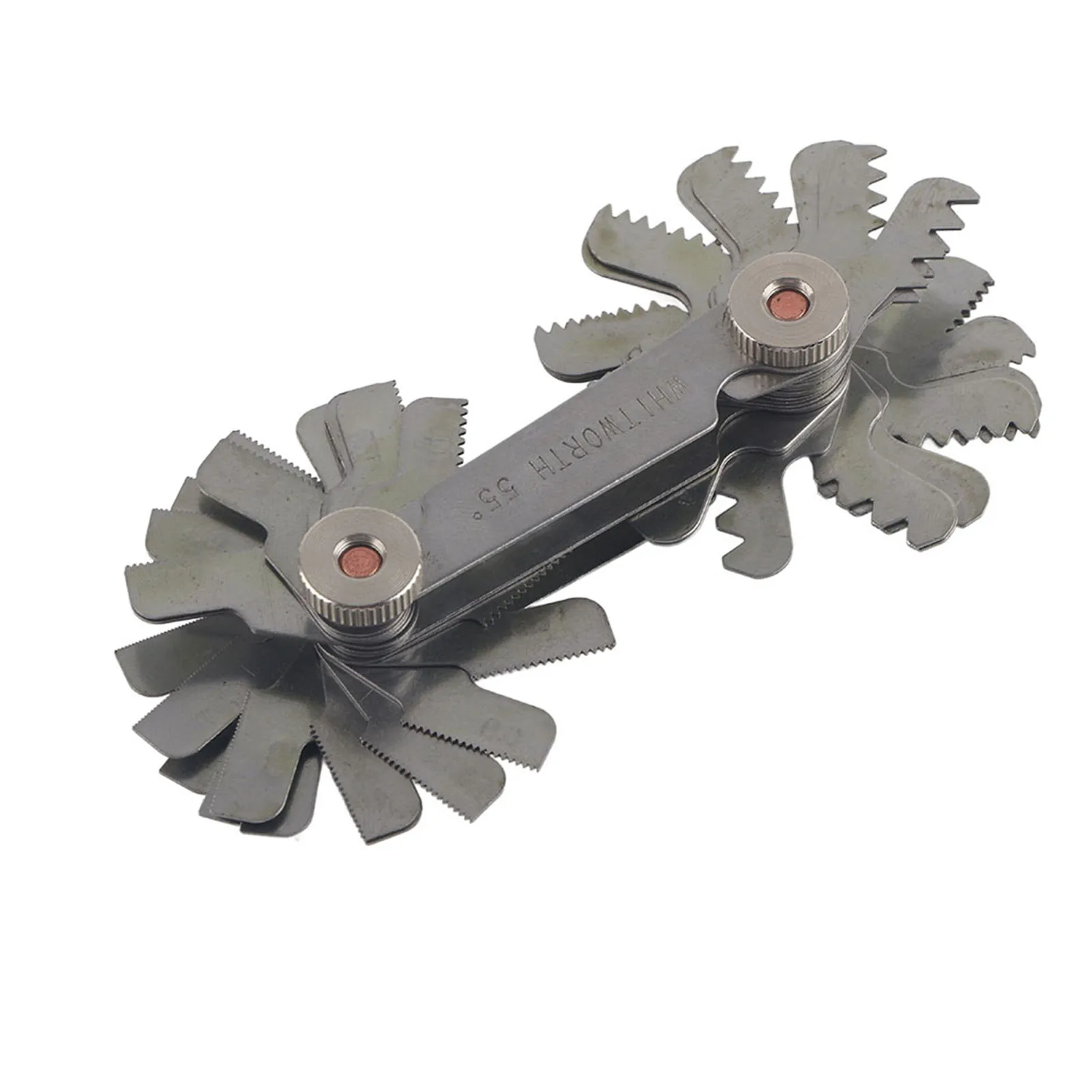 51/ Stainless Steel Thread Plug Gage 60 and 55 Degree Screw Pitch Measuring Tool Whitworth Screw Pitch Thread Plug Gage