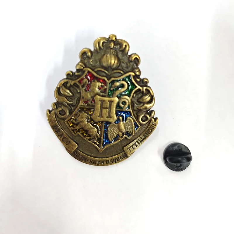 1pc Harries School Badge Toy Fashion Brooch Gift Wizarding Academy Potters Role-playing Props Universal for Children and Adults view 2
