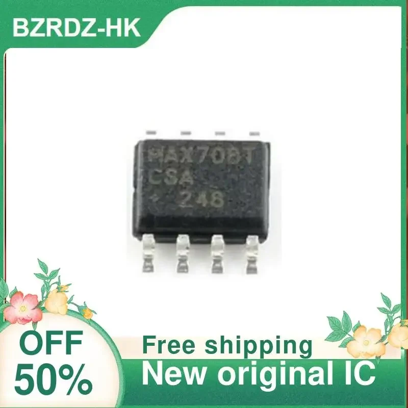 5 uds max708tcsa/max708tesa sop-8 nuevo IC original