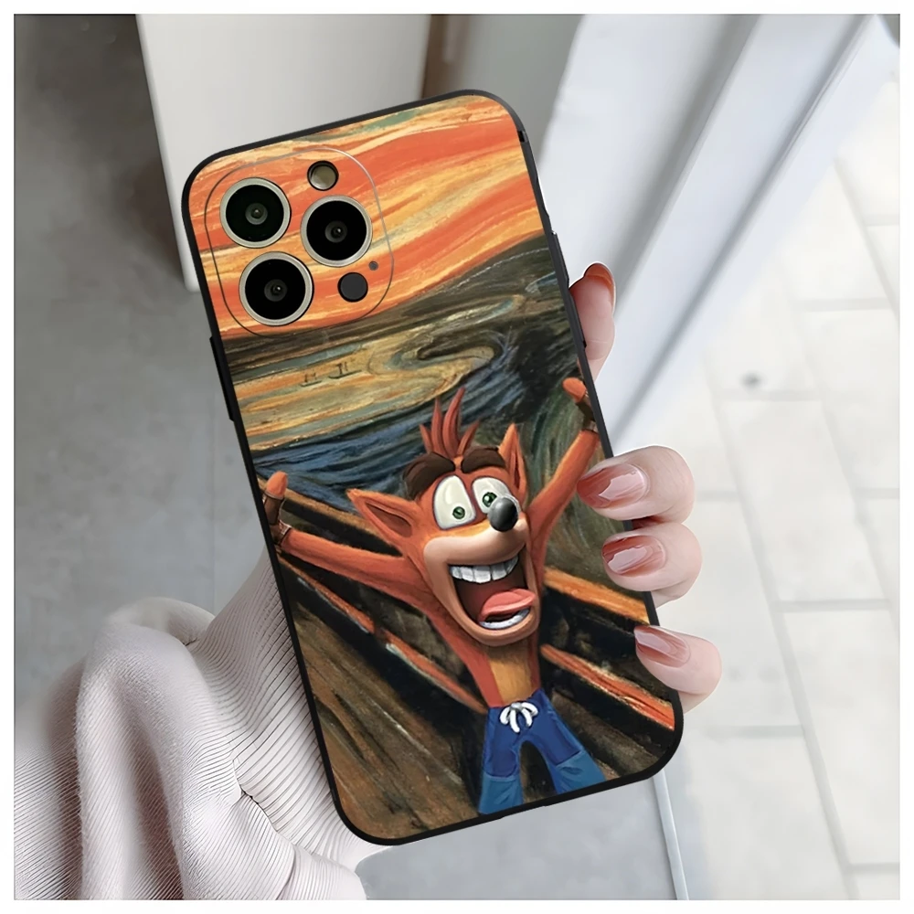 Crash Bandicoot Game Phone Case for iphone 14 15ProMax 16 11 13 12 Pro Xs Max Mini Xr X 7 8 Plus Shell Coque