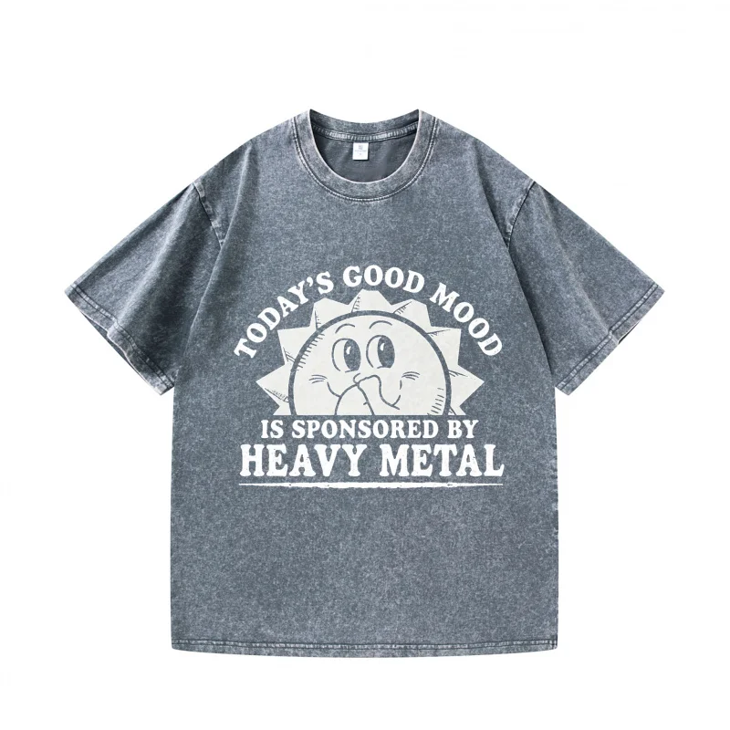 

Men's T-Shirt Today S Good Mood Sponsored Halloween in 2025 100% Cotton Street Cool Printed Top Comfortable Fit