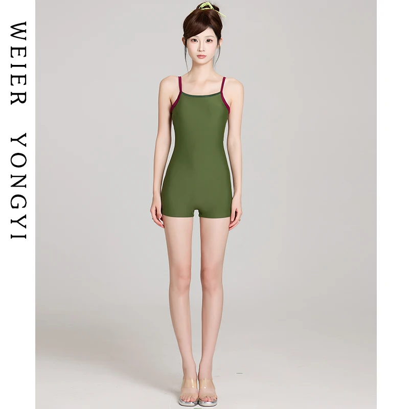 

Консервативный женский слитный купальник премиум-класса 2026 года, новая модель, для термальных источников, профессиональный стиль