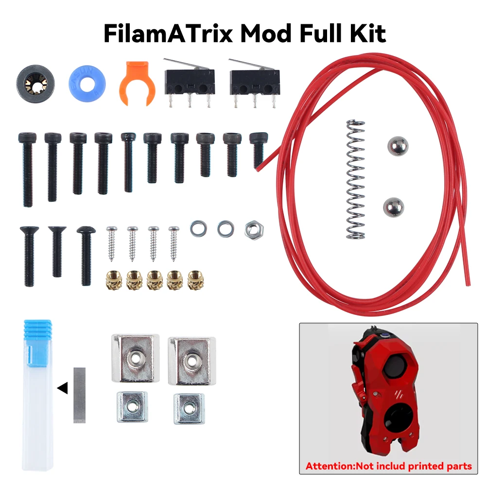 

Toaiot FilamATrix Stealthburner Toolhead Filament Cutting Mod For ArmoredTurtle BoxTurtle Project 3D Printer Parts