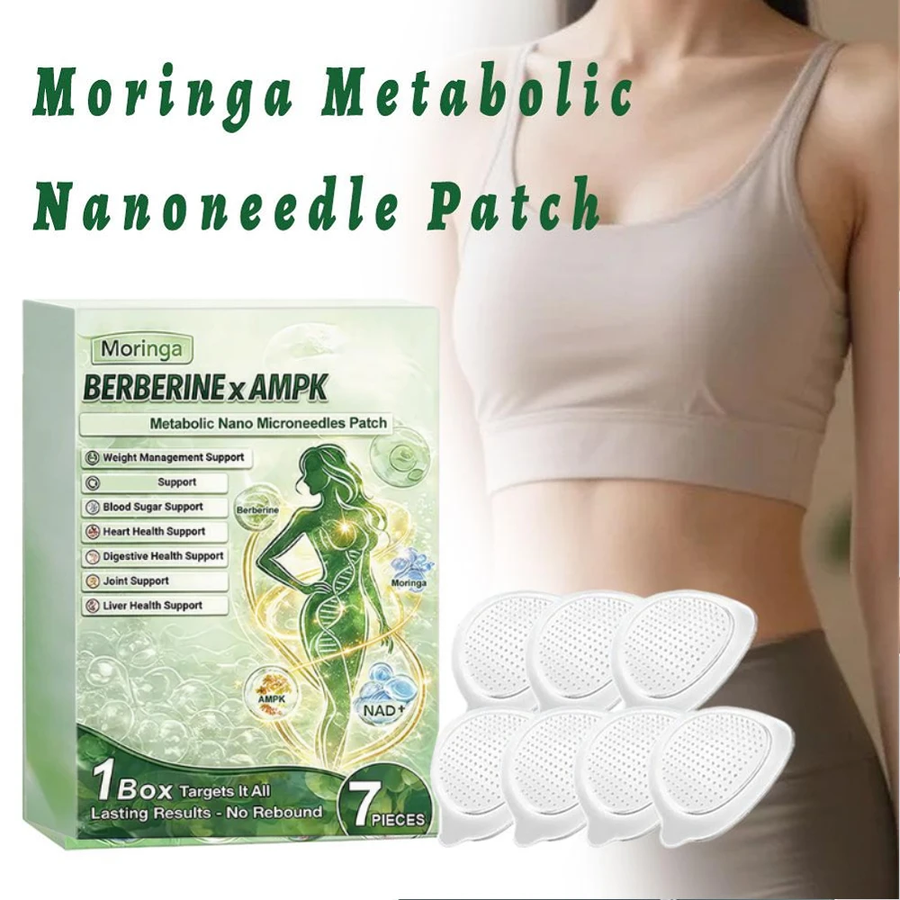 Berberine X AMPK Metabolic Nano Microneedle Patch Gentle Skin Care Sticker Weight Management Sugar Balance Support For Daily Use