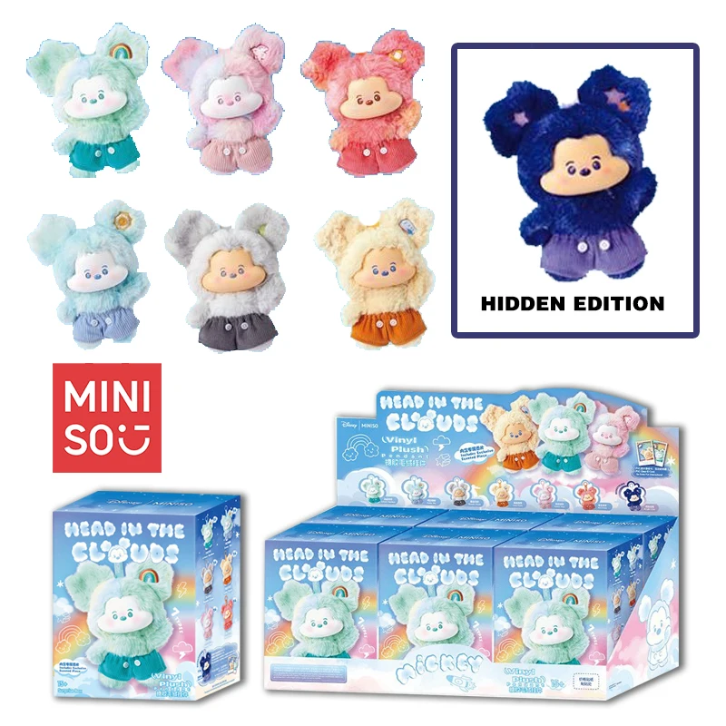 

Genuine Mickey Head in The Clouds Series Blind Box Vinyl Face Bag Pendant Dolls Trendy Toys Collectible Mystery Box Kids Gift