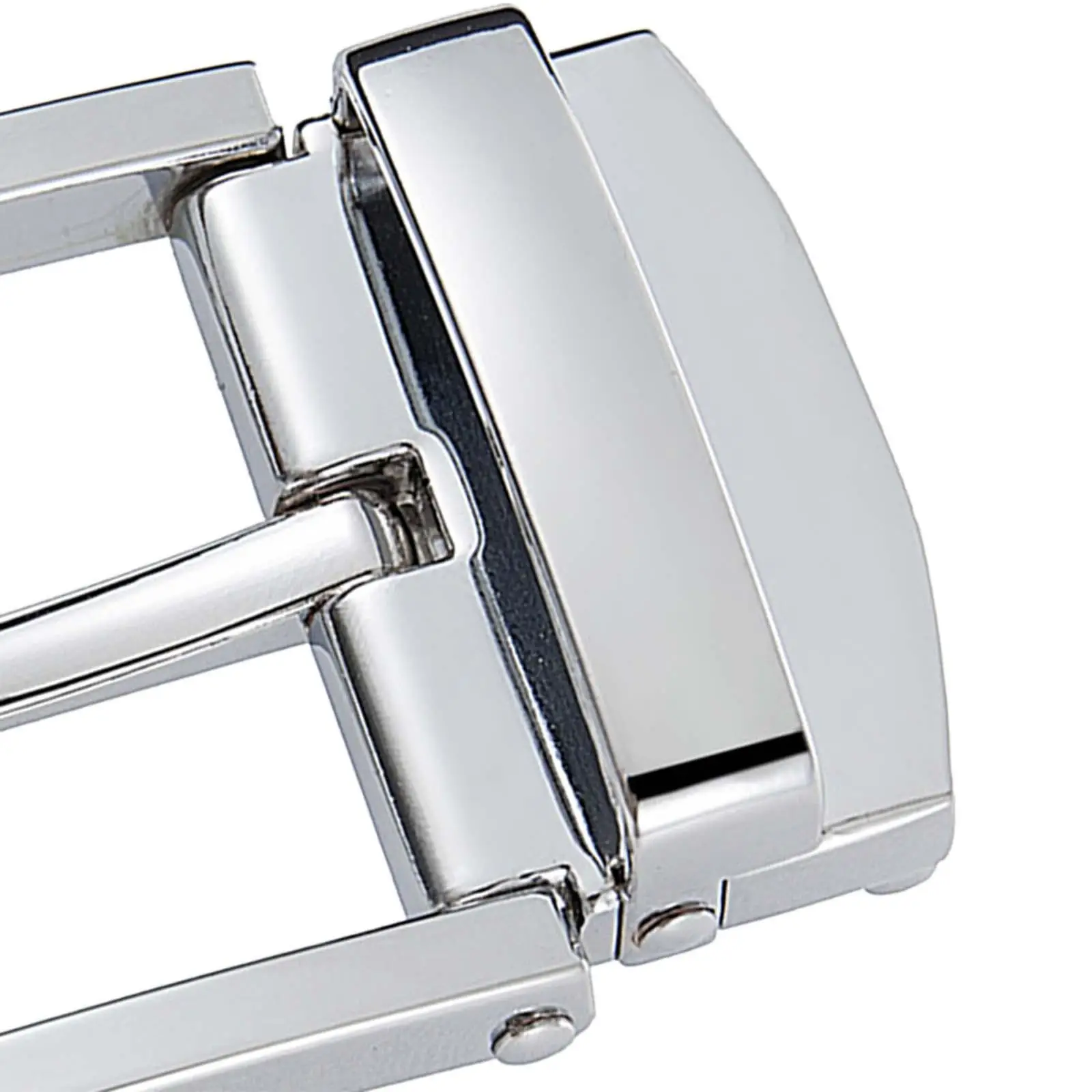 Metal Belt Buckle Classic Casual for Leather Strap Mens Rectangle Pin Buckle