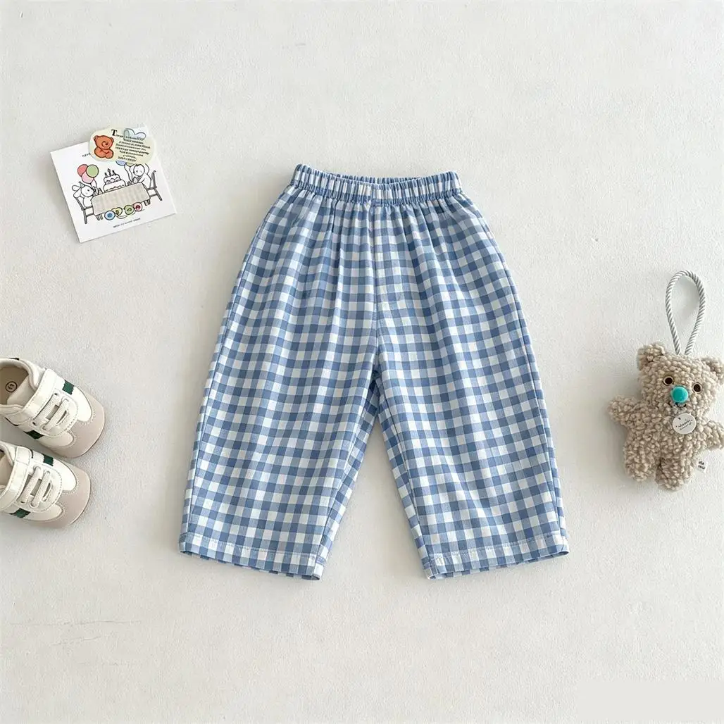 Toddler Casual Pants Printing Trousers Outer Wear Child Simple All-match Pants For Boys And Girls New Design Thin Mosquito Pants