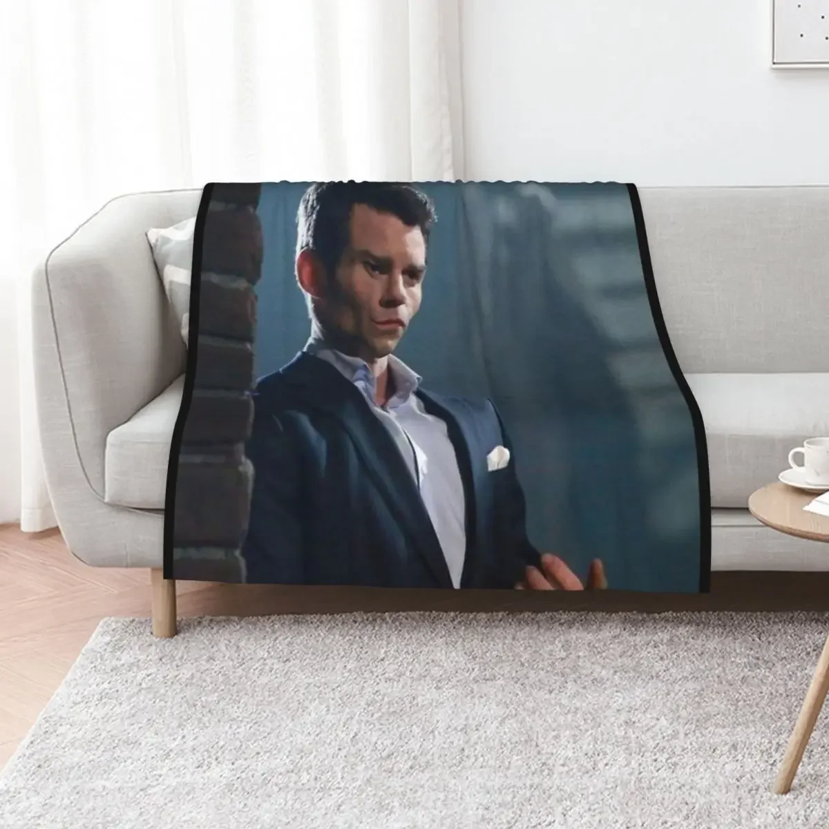 

Elijah Mikaelson Throw Blanket Bed Decorative Beds Comforter Plaid Blankets