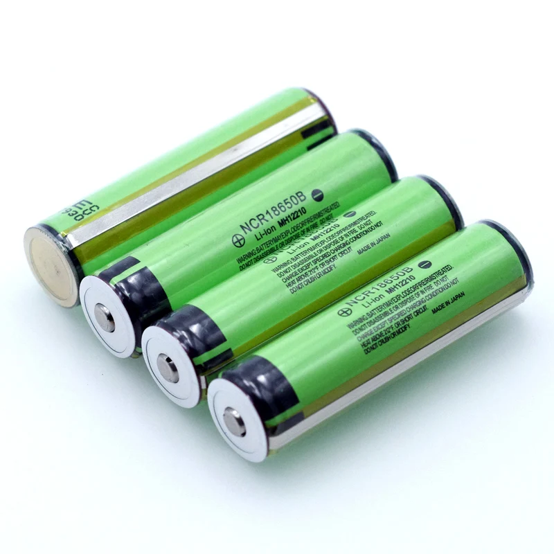 100% New secure Original NCR18650B 3400mAh 18650 Rechargeable Battery with PCB 3.7v for Flashlight batteries