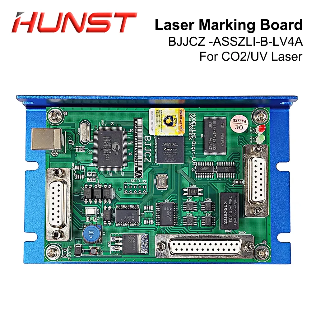 HUNST Co2 UV Laser Marking Controller JCZ LMC-DIGIT-LV4 Marking Board BJJCZ EzCad for 10.6um Co2 Marking Laser Tube